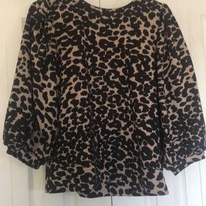 Ann Taylor Loft Cheetah Top